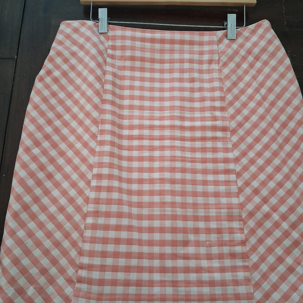 Brooks Brothers Peach Gingham 3 Piece Suit Set - Picture 2 of 16